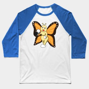 Butterfly at Bodybuilding with Dumbbell Baseball T-Shirt